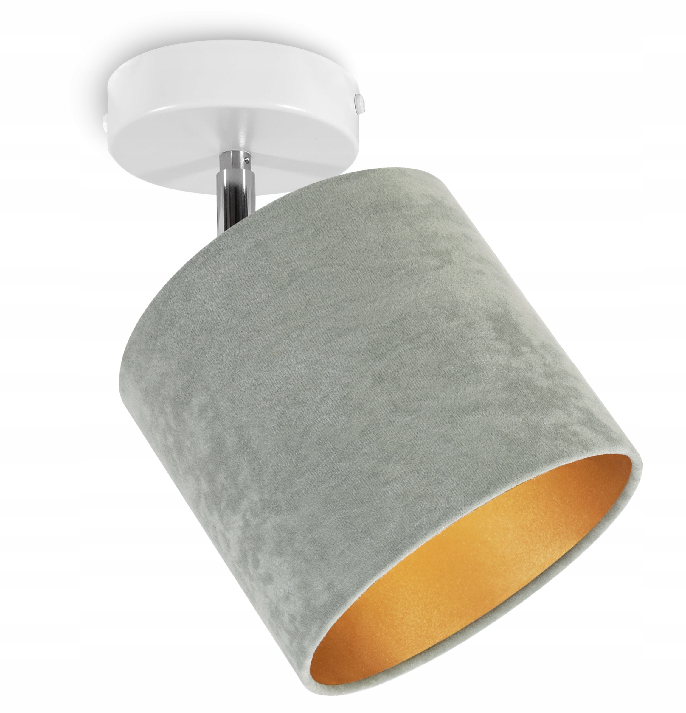 

Lampa Wisząca Sufitowa Kinkiet Plafon Złoty Welur