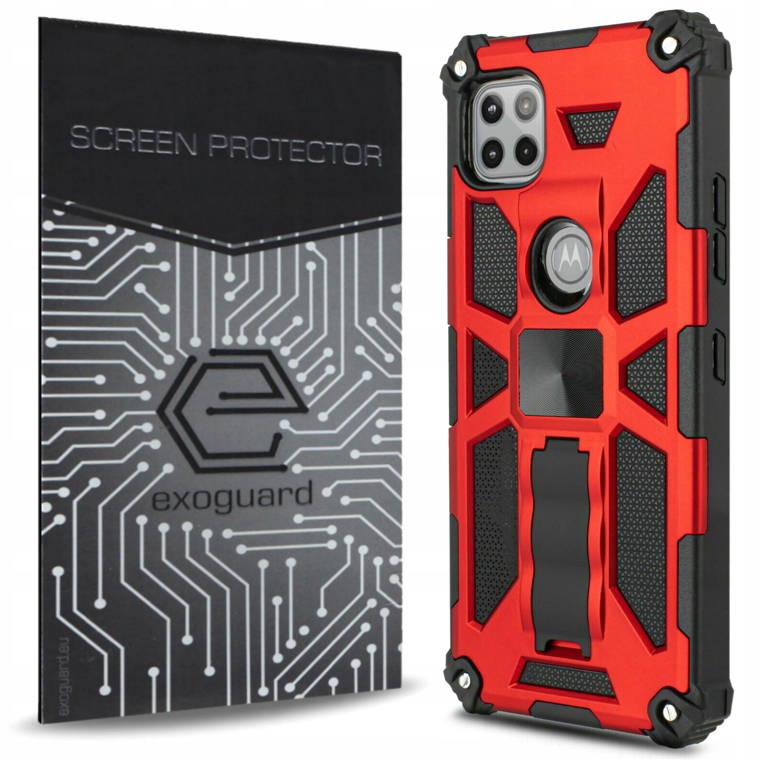 

Obudowa Etui Pancerne+szkło do Motorola Moto G 5G