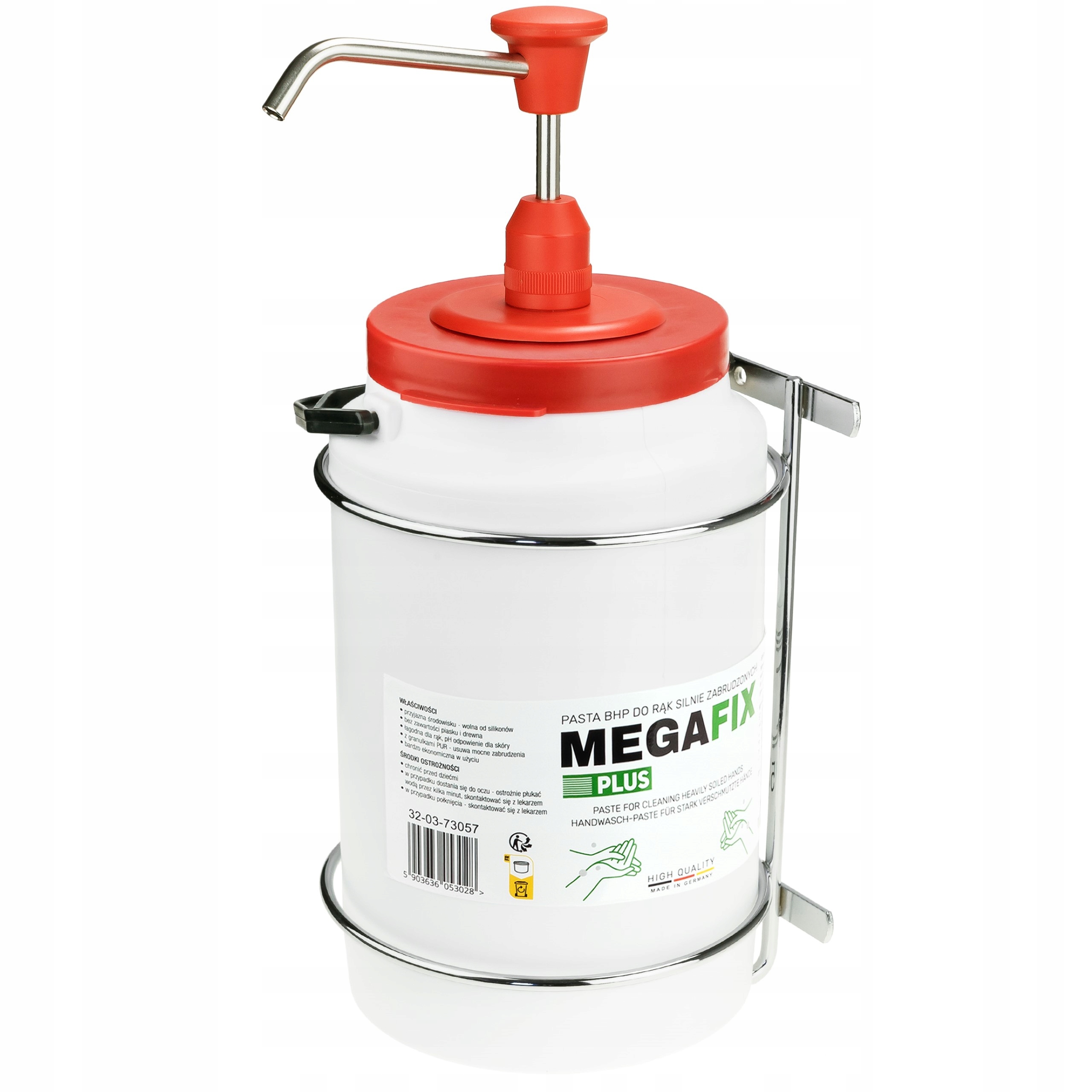 Bozp Pasta Na Ruky 3 L Megafix Plus S Dávkovačom A Držiakom