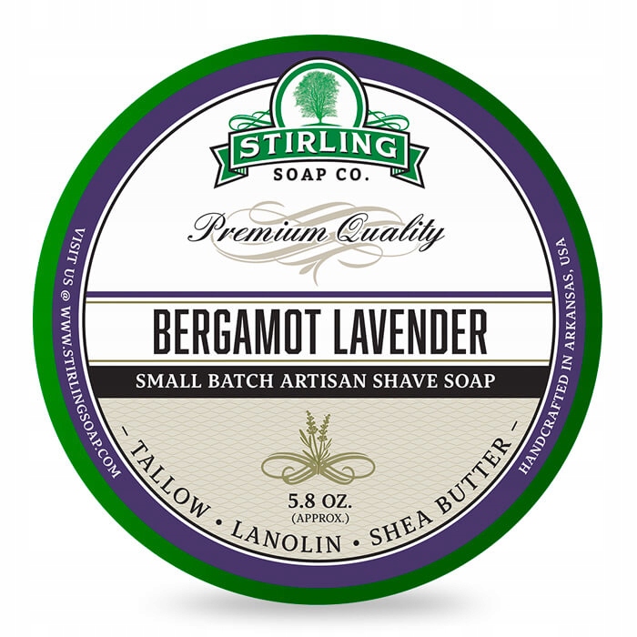 Stirling mýdlo na holení bergamot lavender 170 ml