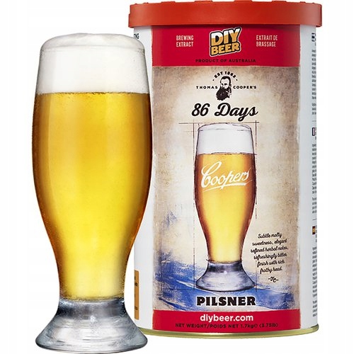 PIWO DOMOWE BREWKIT COOPERS 86 DAYS PILSNER 407410