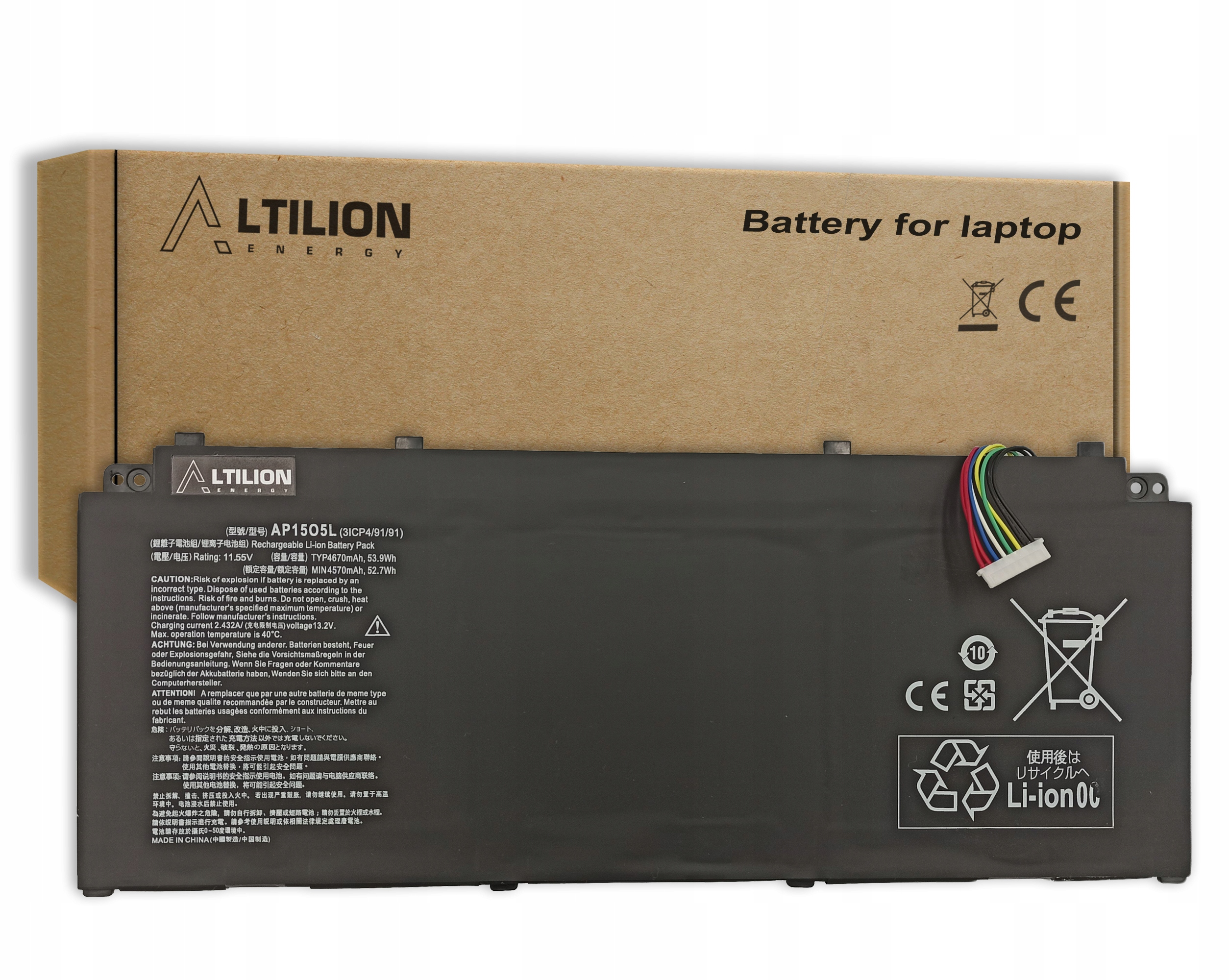 Baterie Altilion Energy AP15O5L kompatibilní s Acer