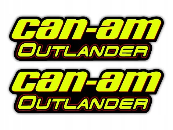 Samolepky nálepka Can-Am Outlander sada Fluo