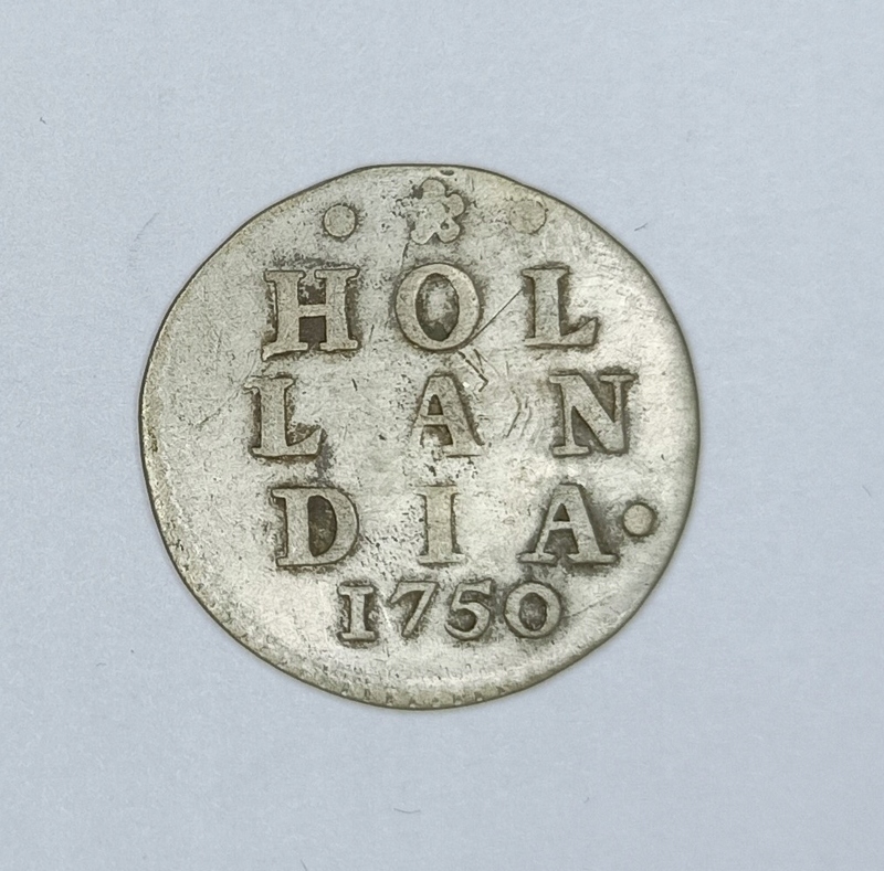 NIDERLANDY - HOLANDIA - 2 STUIVER 1750 - srebro