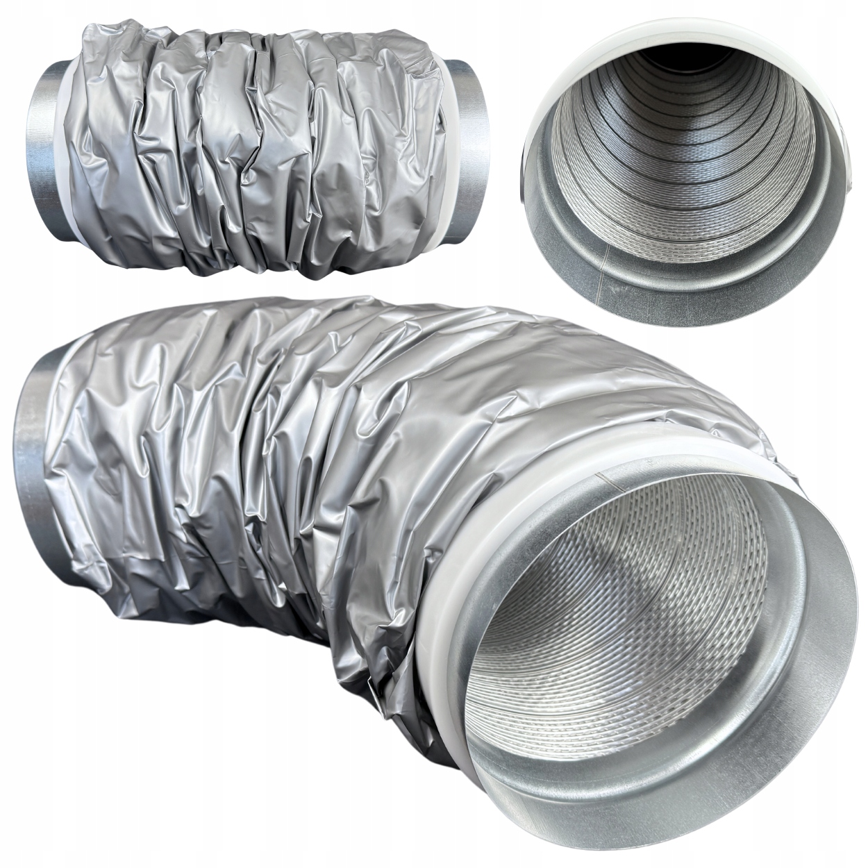 Tlumič Kanálový Flexibilní Rekuperace IZO50 fi160 délka 600