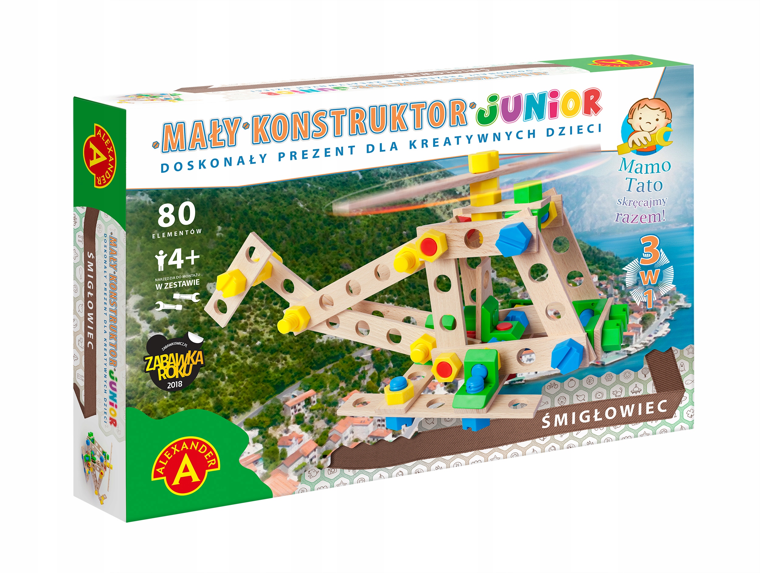 

Mały Konstruktor Junior 3w1 Śmigłowiec