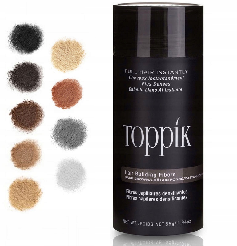 Originální mikrovlákna Toppik 55 g Zahušťování vlasů Distributor Pl