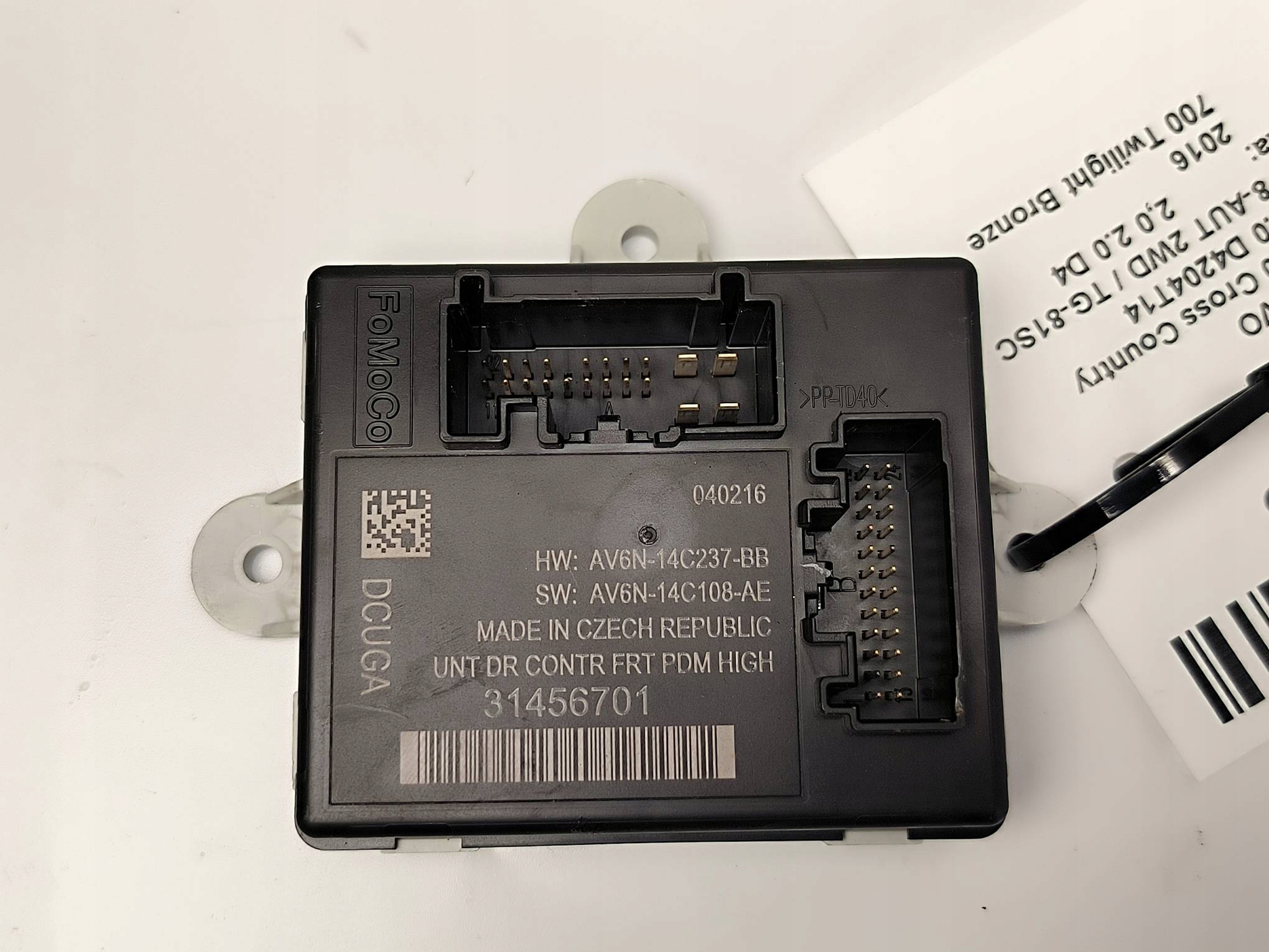 module 31456701 door VOLVO V60 Cross Country
