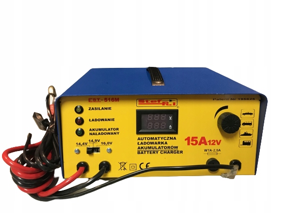 

Prostownik Ładowarka automatyczna 12V 15A Est 516M
