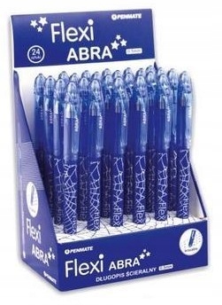 DŁUGOPIS FLEXI ABRA ŚCIERALNY NIEBIESKI