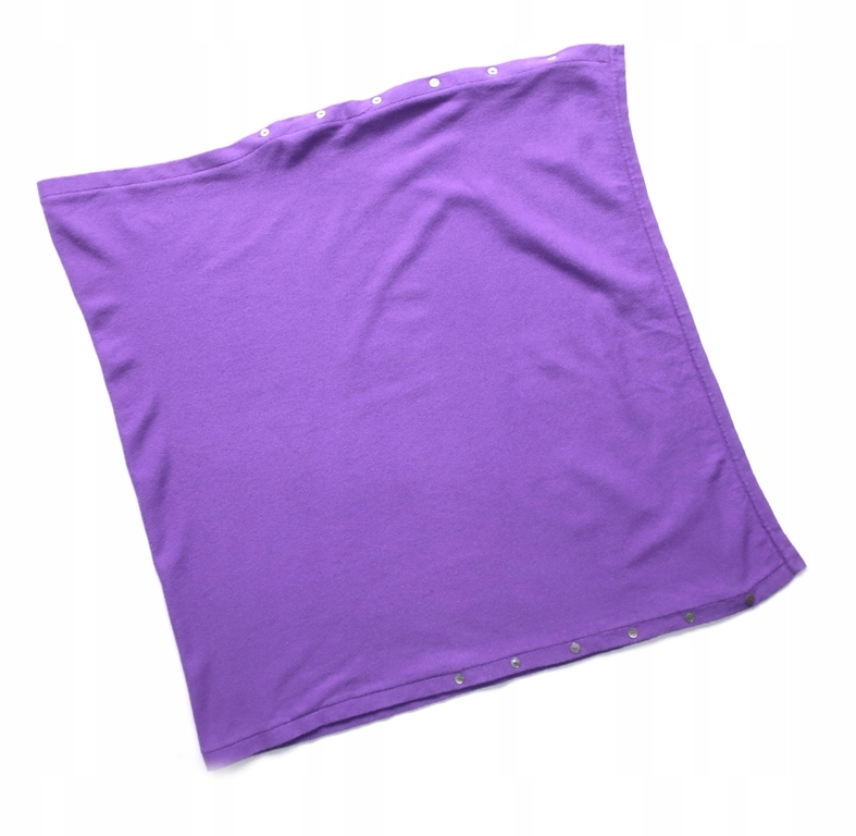 NATURE EXPERIENCE ITALY KASZMIROWE PONCHO SZAL FIOLETOWE OTULACZ KASZMIR