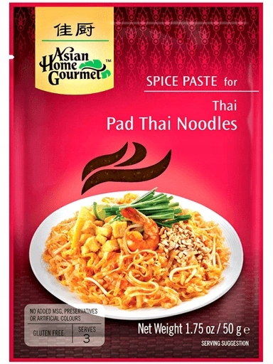 Levně 5 x Asian Home Gourmet pasta na thajské těstoviny Pad Thai 50 g