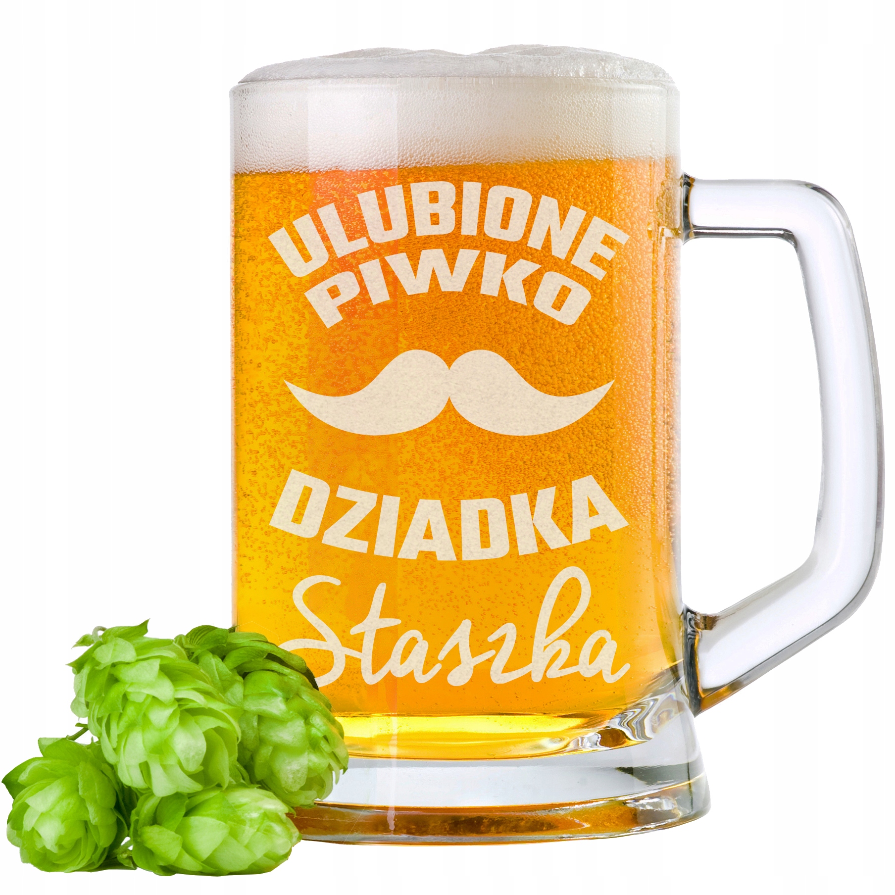 

Kufel Do Piwa Z Grawerem Dzień Dziadka!