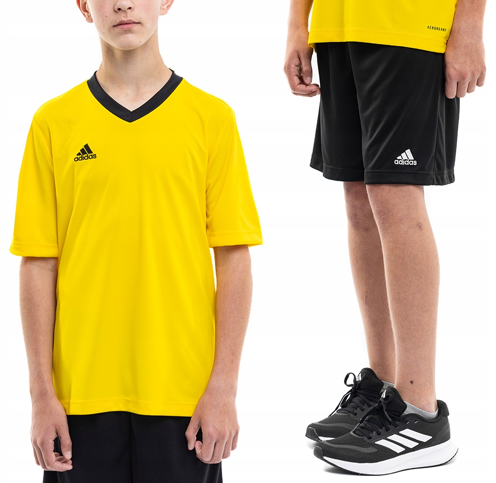 Strój Sportowy adidas Entrada 22 Komplet Dziecięcy Wf Koszulka Spodenki 116
