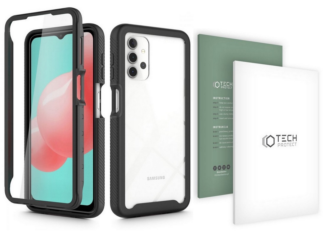 

Etui Case Obudowa 360° Z Szybką Do Galaxy A32 Lte