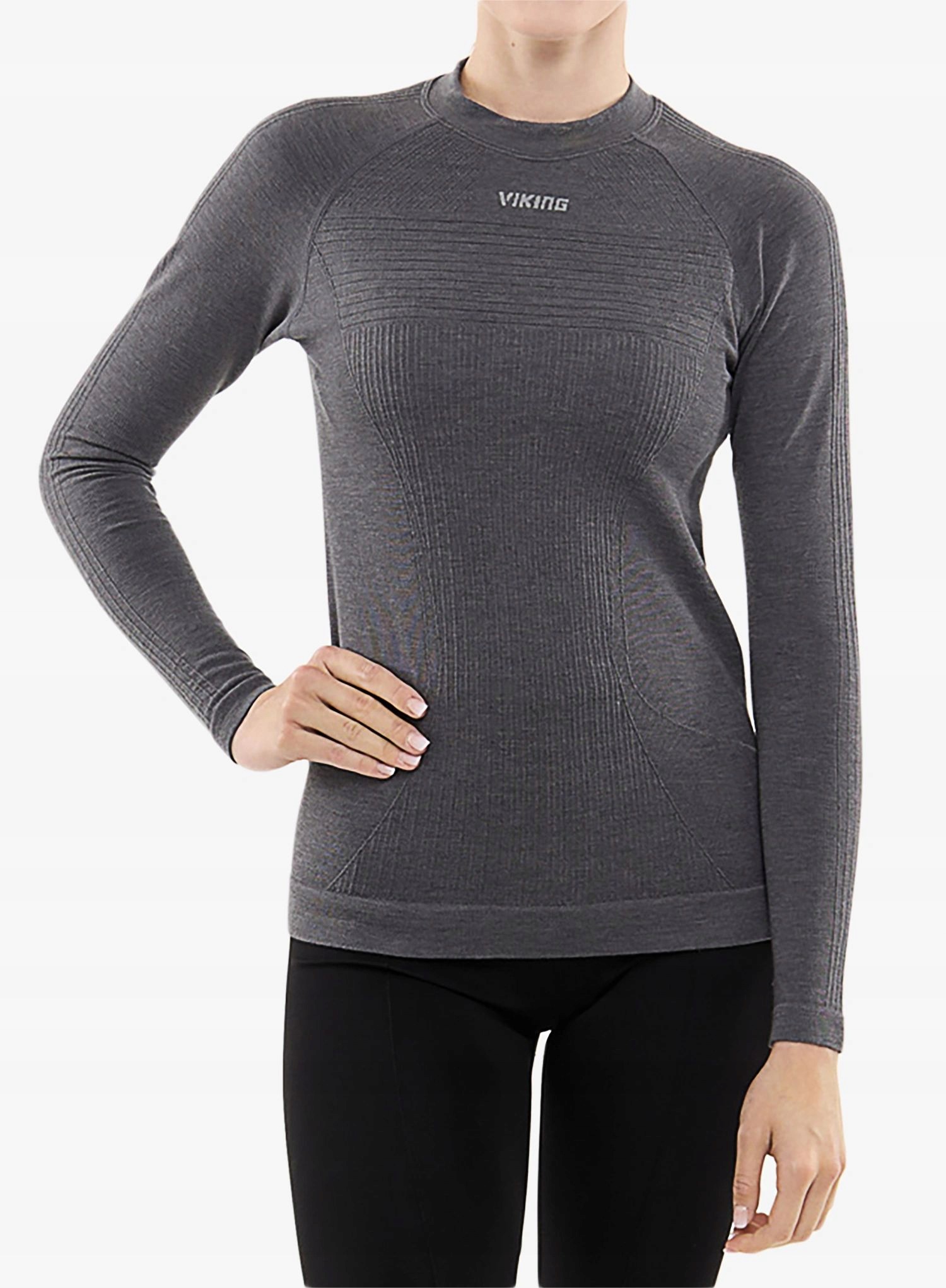 Mikina termoaktivní mikina Viking Base Layer Tende Longsleeve tmavě šedá XL