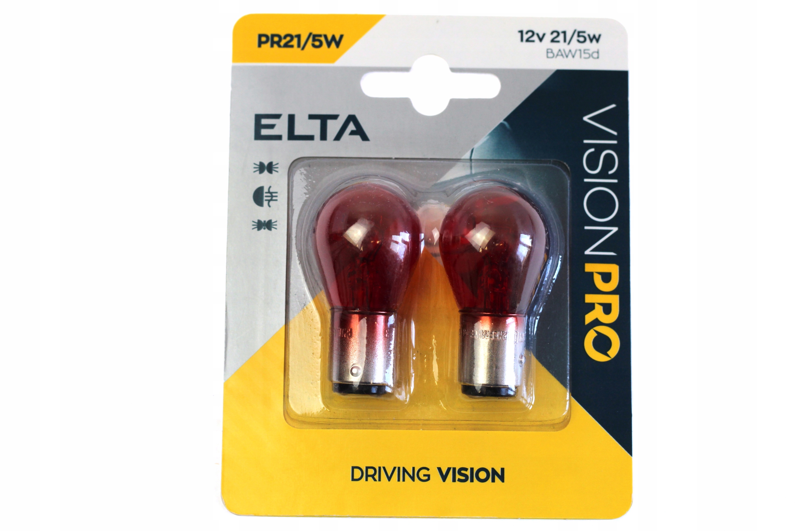 

Żarówka Elta Vision Pro PR21/5W BAW15d Czerwona