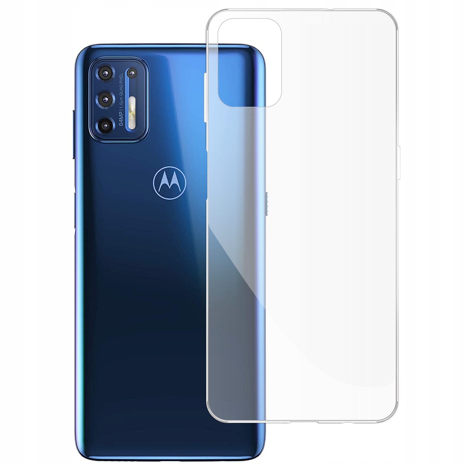 

Etui do Motorola Moto G9 Plus gumowe Slim Clear