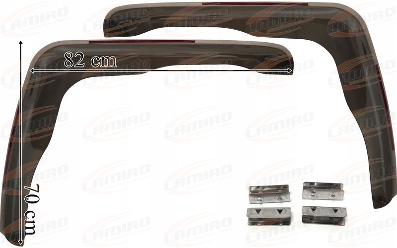 OWIEWKI SZYB BOCZNYCH MERCEDES ACTROS MP4 AROCS Numer katalogowy producenta 25-444