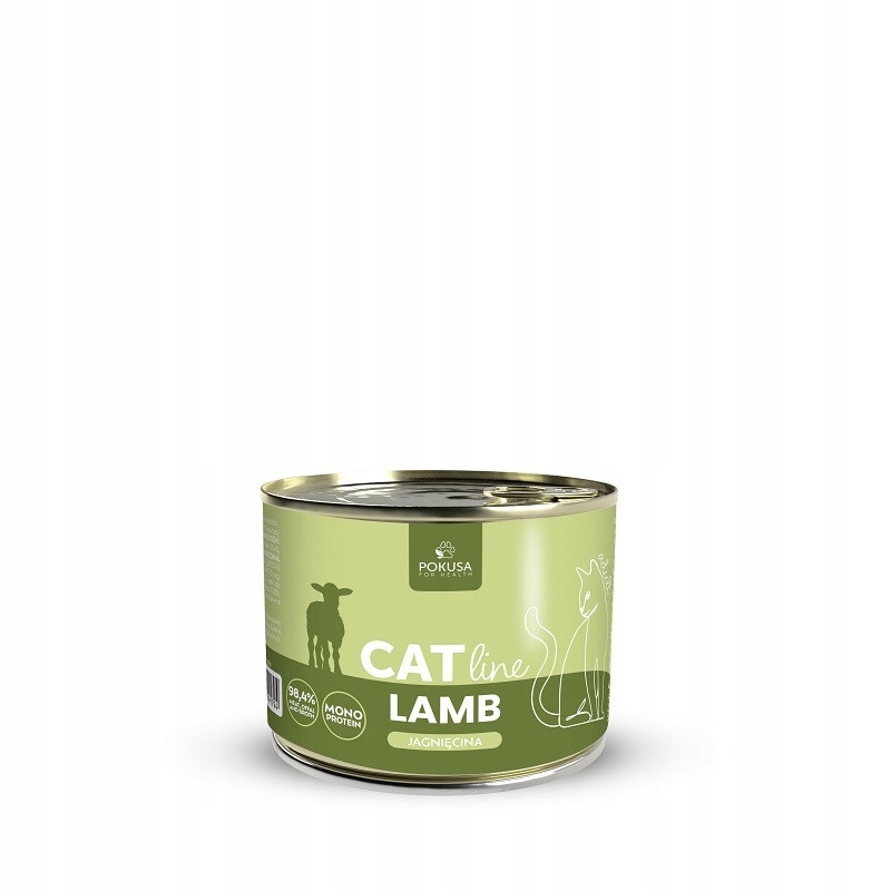 Pokusa Karma mokra dla kotów dorosłych Jagnięcina CatLine 12 x 200g