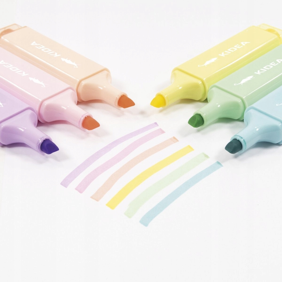 ZAKREŚLACZE PASTELOWE 6 KOLORÓW KIDEA Kod producenta ZP6KA