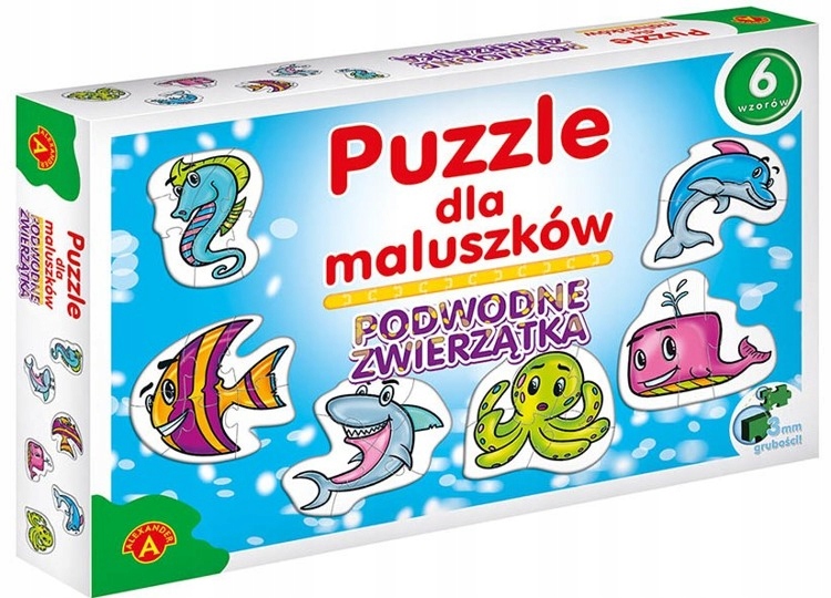 

Puzzle Dla Maluszków Podwodne Zwierzątka Alexander