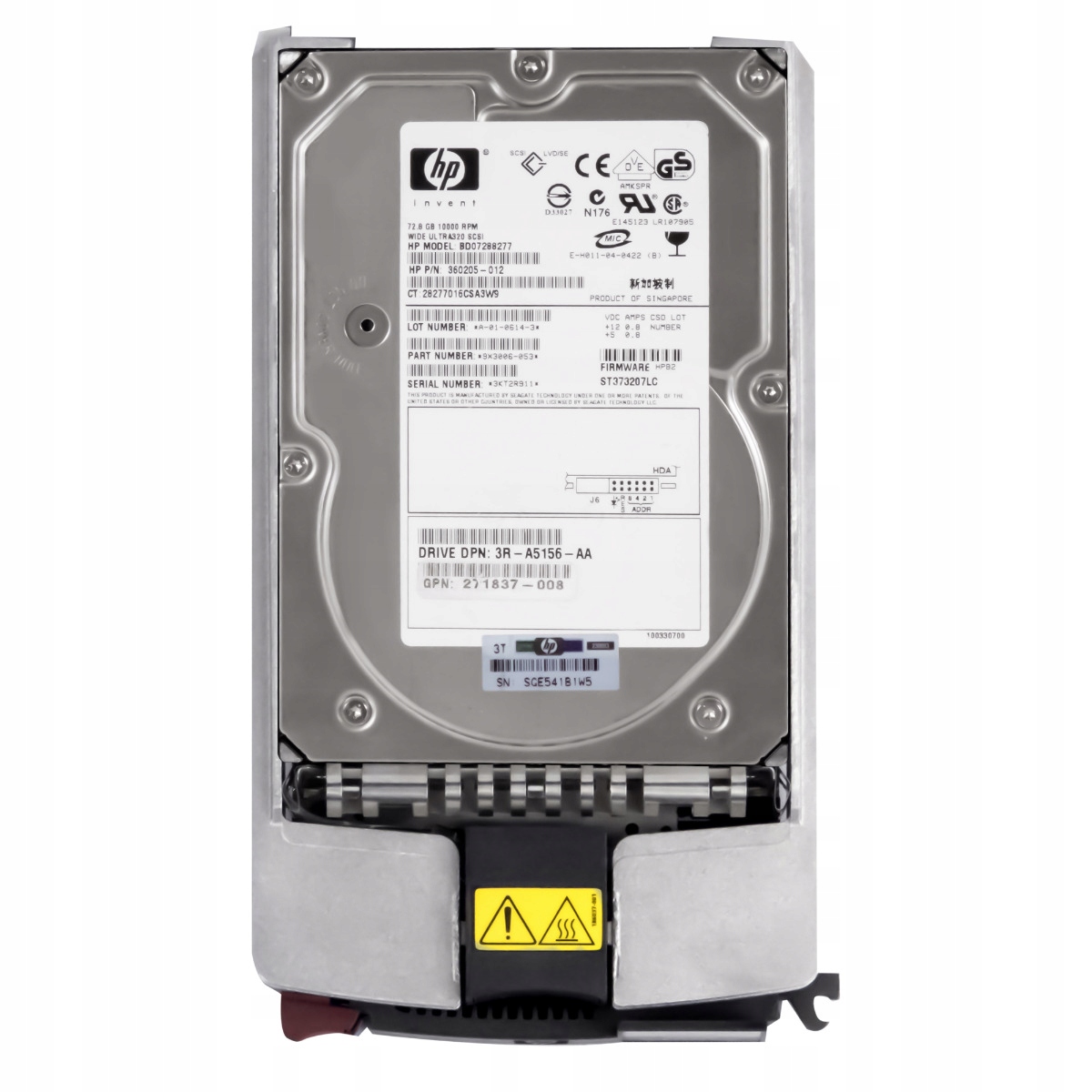 Hp 360205-012 73GB 10K Scsi U320 3.5'' BD07288277