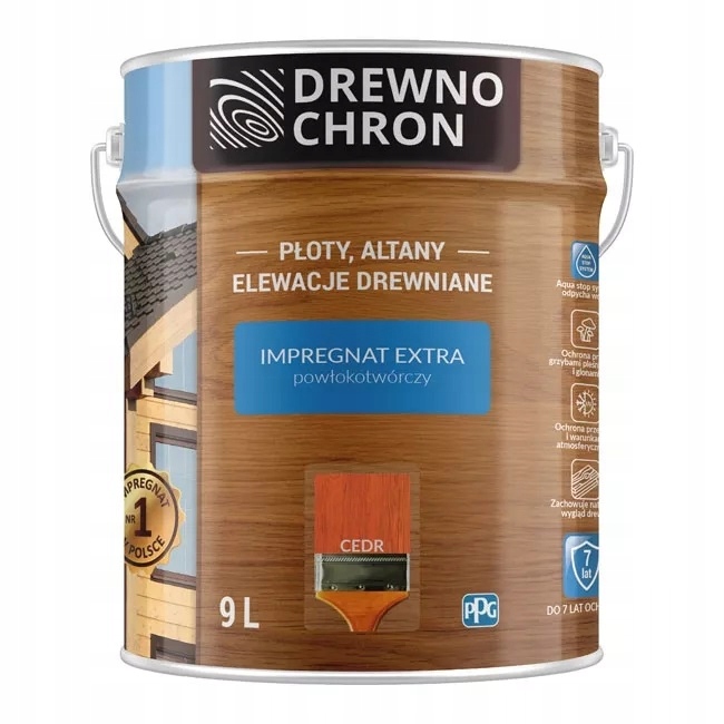Drewnochron Extra 9L Cedr 7 LAT Impregnat