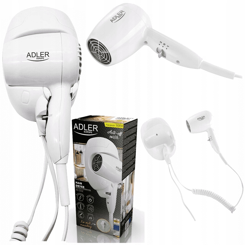 Výkonný Hotelový Bazénový Vysoušeč Vlasů 1600 W