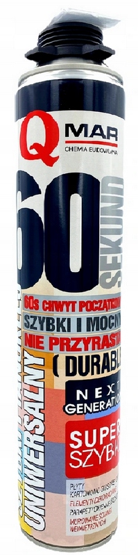 

Pianoklej budowlany Qmar 60sekund ościeżnice Klej