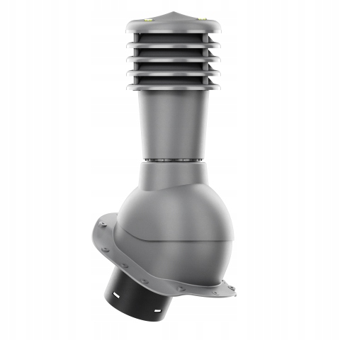 Větrací komín Smartline profil B fi 125 mm, nezateplený grafit