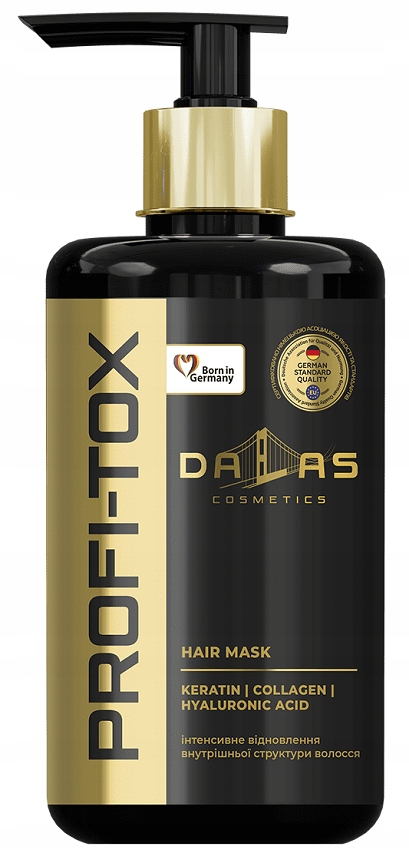 Maska do Włosów DALAS z keratyną kolagenem i kwasem hialuronowym 900 ml