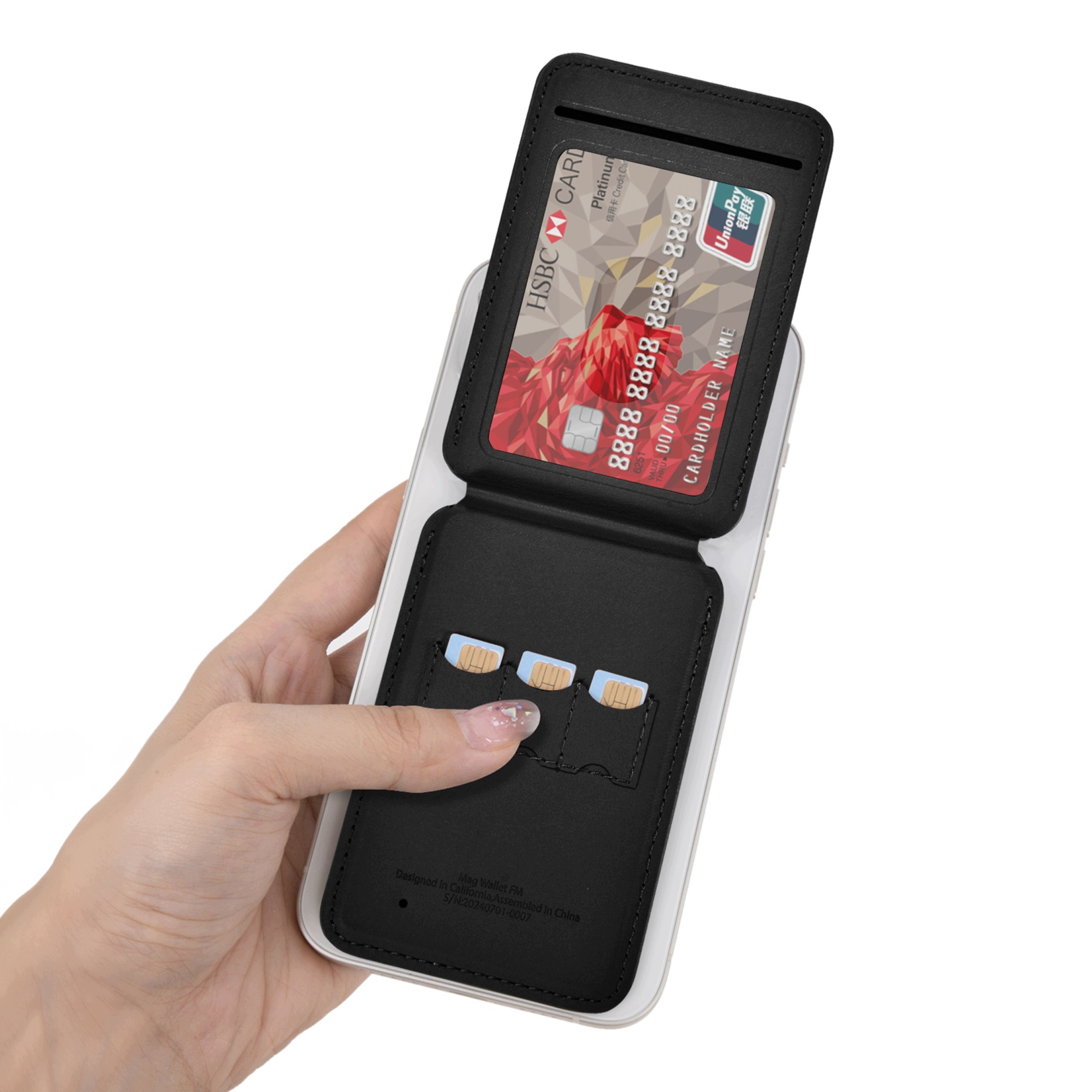 WiWU magnetyczny portfel MagSafe z lokalizatorem Apple Find My Mag Wallet