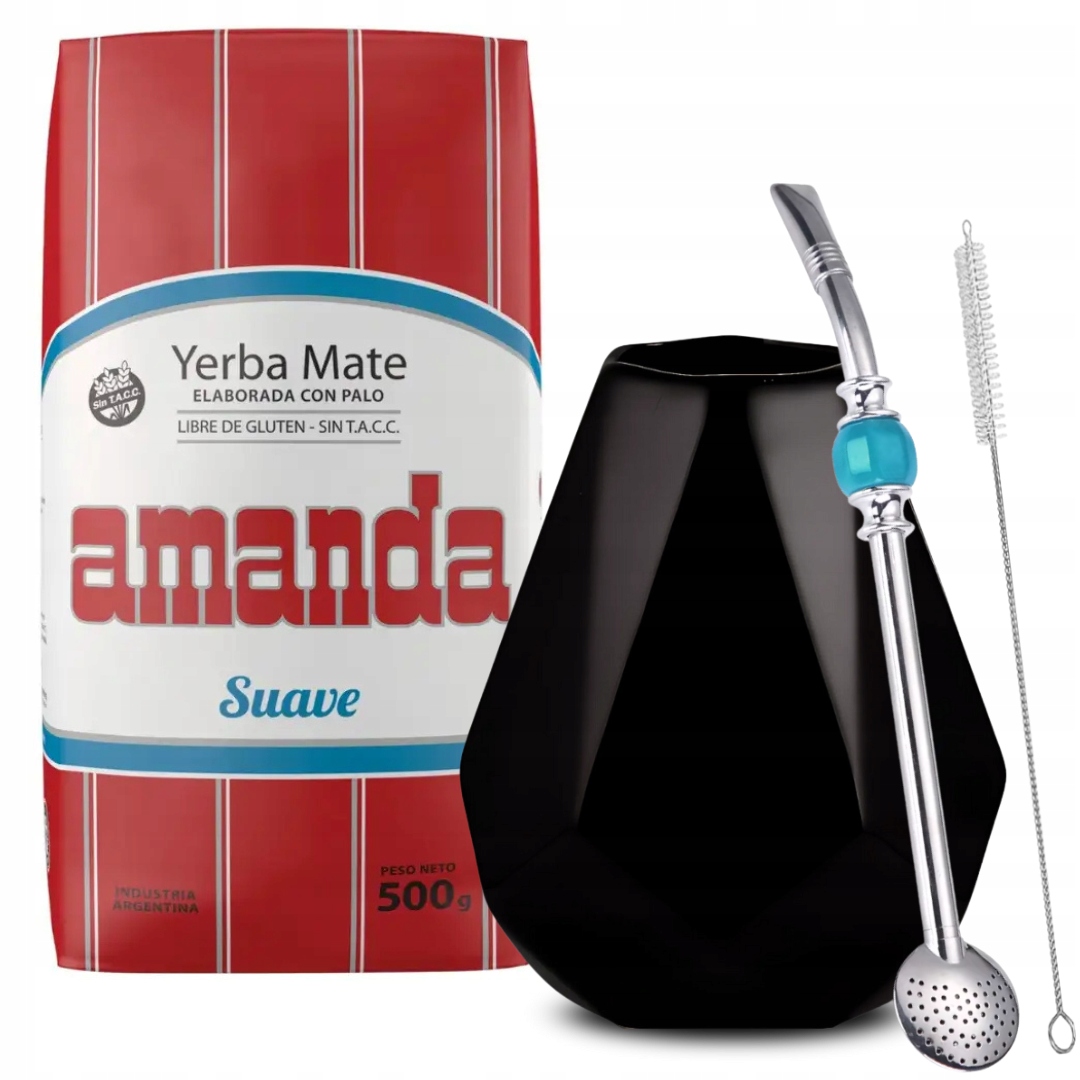 Startovací Sada Yerba Mate Amanda Suave Tykwa Bombilla – Ideální start!