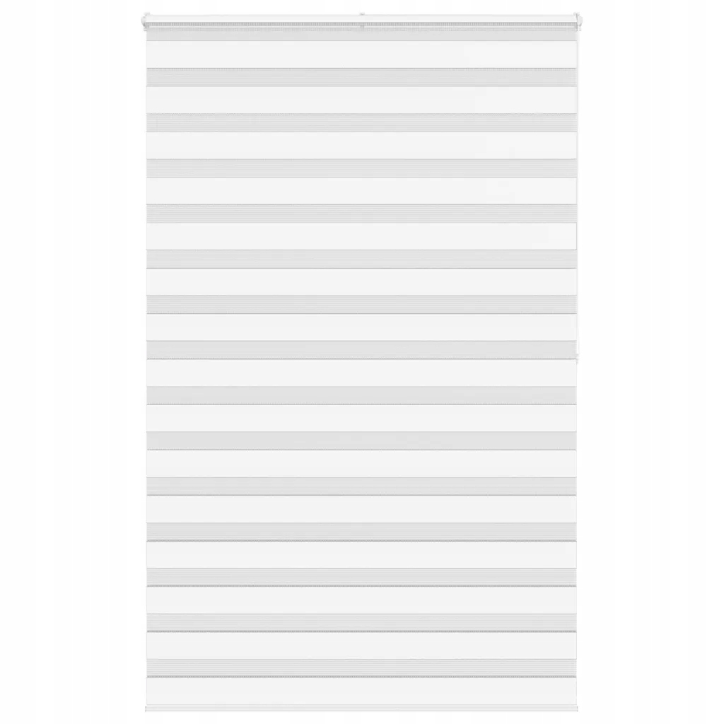 Zebra roleta bílá 140x200 cm šířka látky 135,9 cm polyester Bílá 4014789