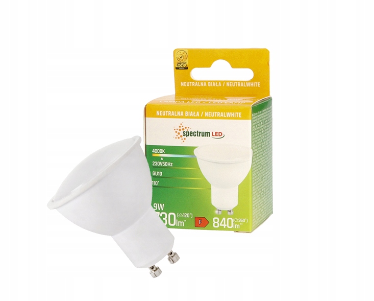 

Żarówka Led GU10 9W dawniej 10W neutralna WOJ13258