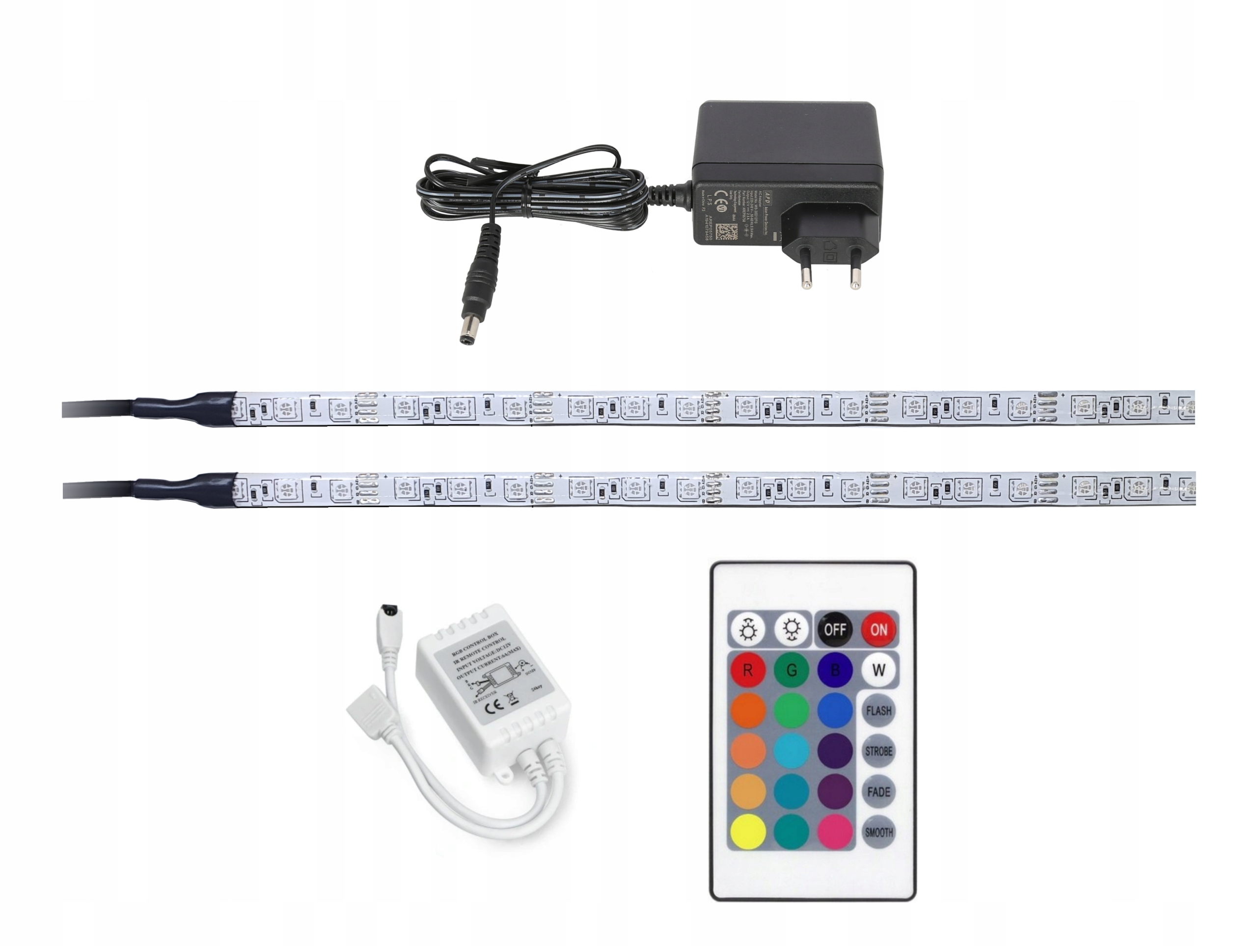 Levně Led Osvětlení Do Akvária Led Lampa Do Malawi 16 barev 2x110cm IP68 Rgb