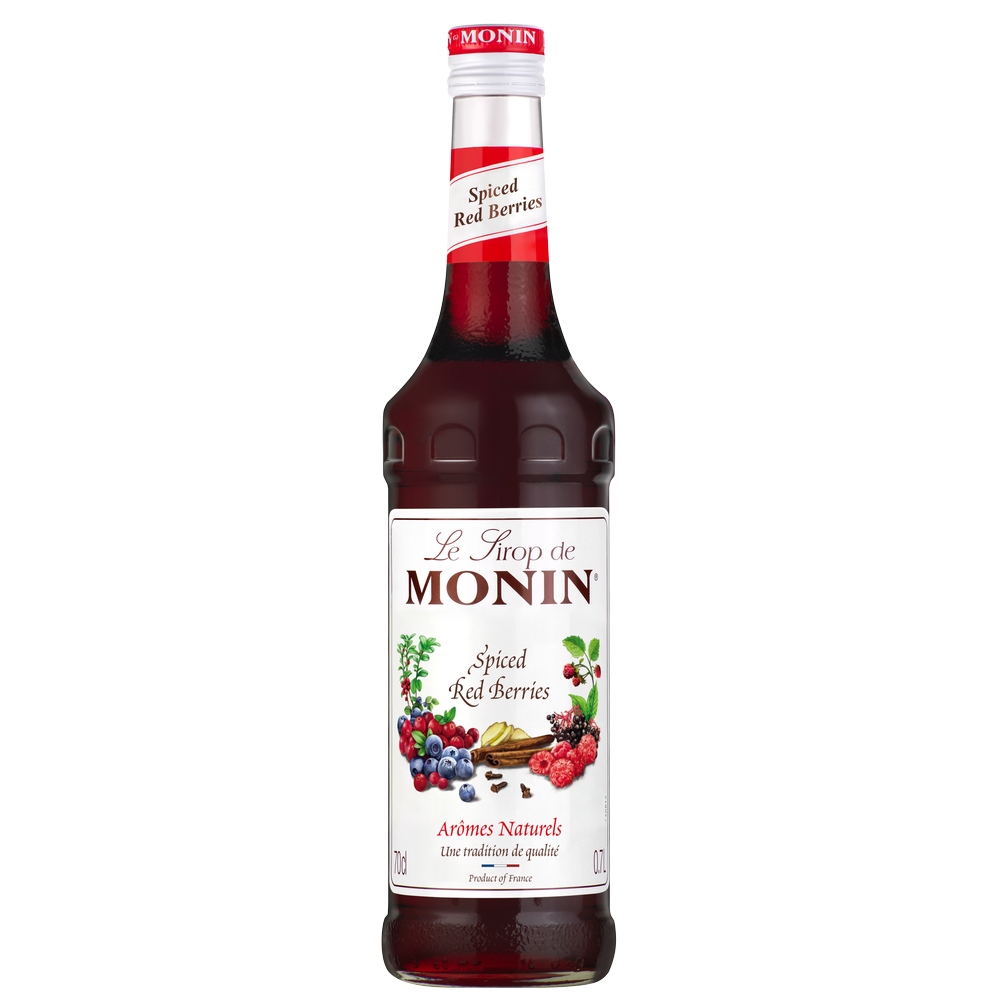 Levně Chuťový sirup Monin Spiced Red Berries 700 ml Lesní Ovoce