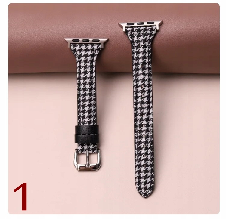 Damski Pasek Do Iwatch Iwatcha 38, 40 i 41 MM Skórzany i Materiałowy