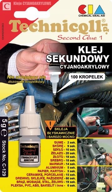 

Technicqll Klej Sekundowy 5G C-129