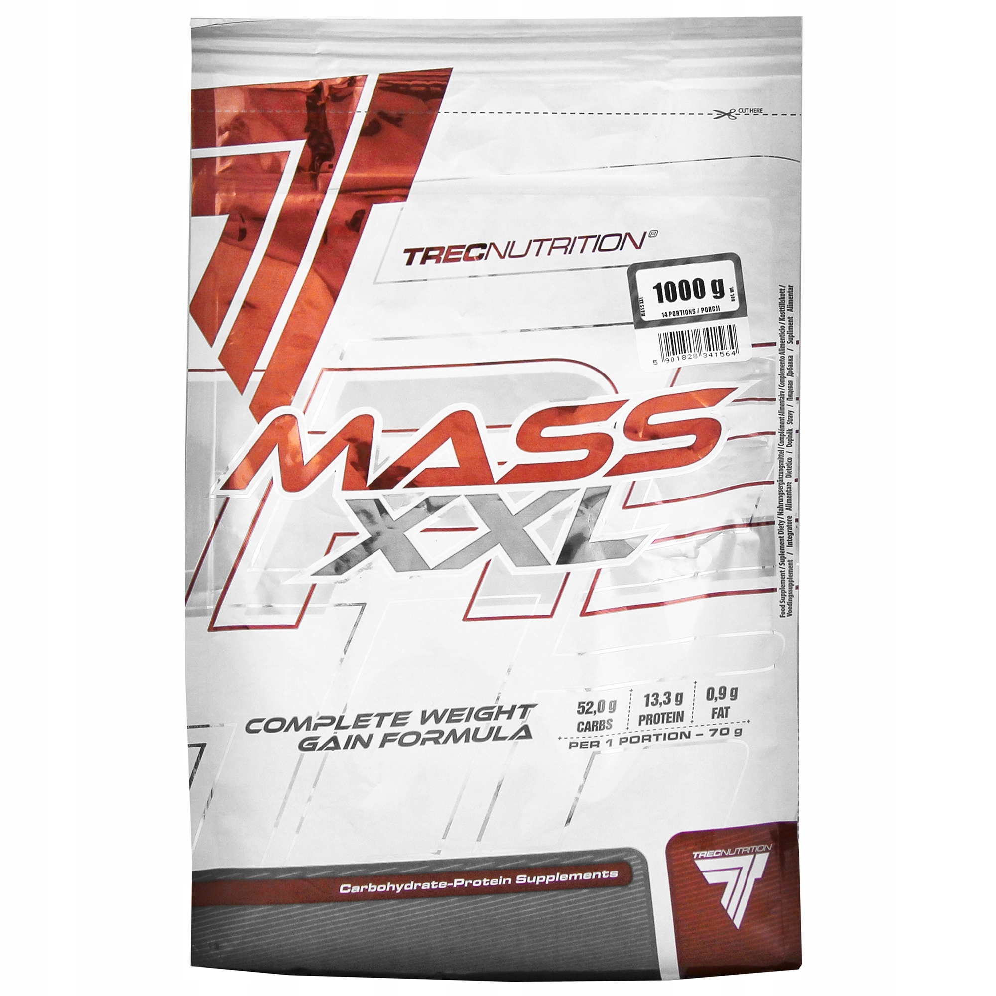 TREC Mass XXL Gainer 1000g Białko Węglowodany Koncentrat Białka Serwatki — 4