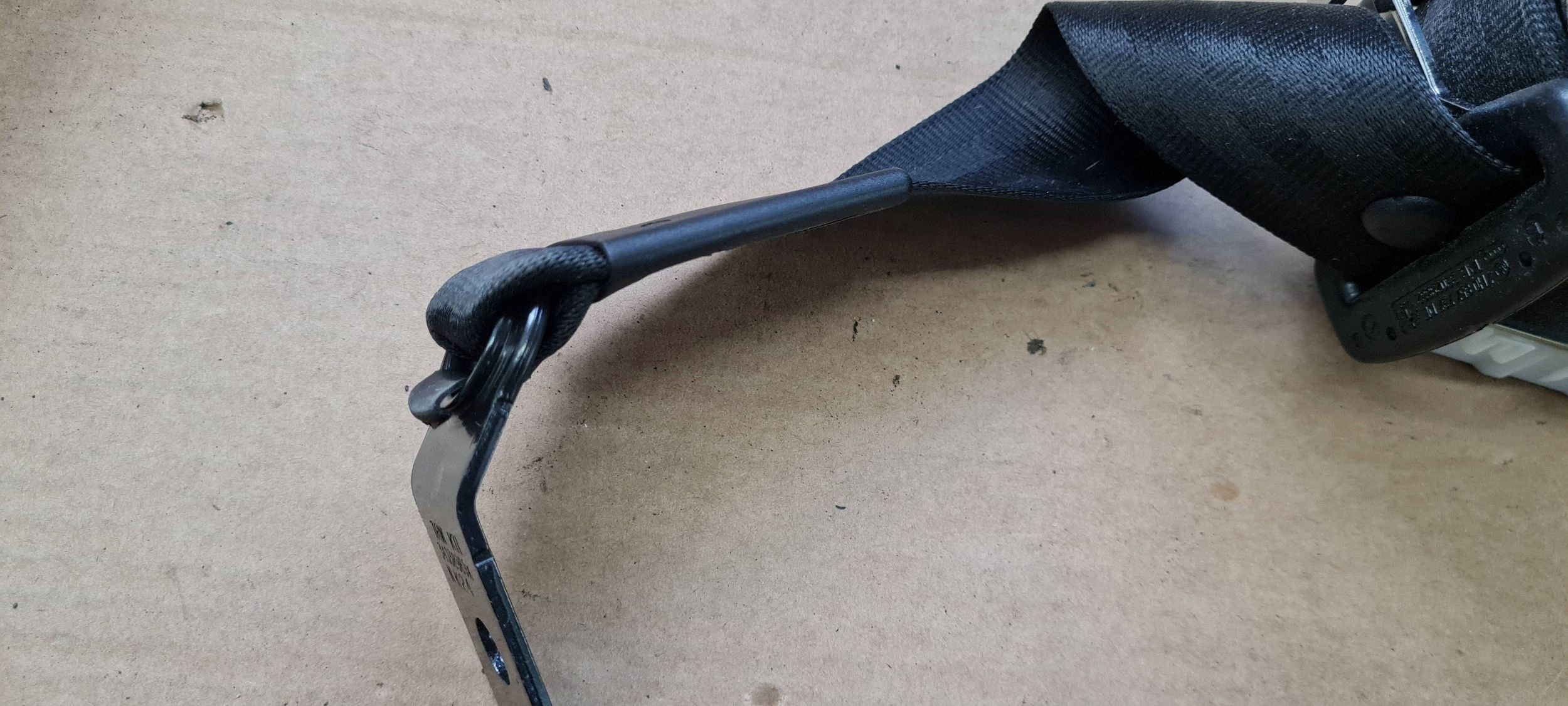 Q5 8R Gurten Sicherheits mitte heck schwarzer 8R0857807