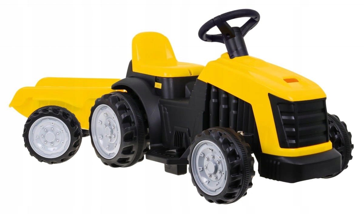 Traktor Jeździk Dla Dzieci Z Przyczepką Autko Samochodzik Na Akumulator