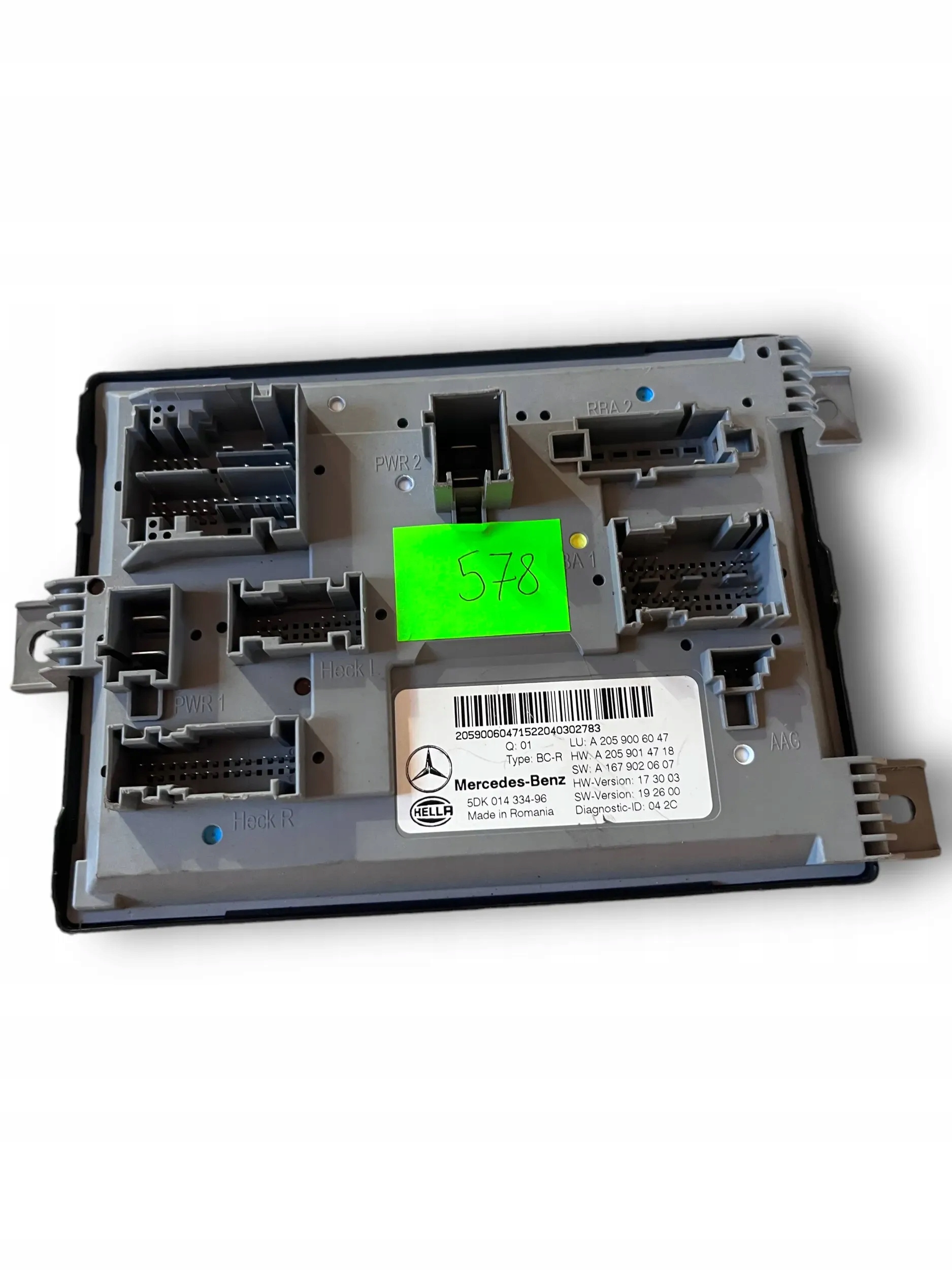 MERCEDES C KLASA W205 control unit module SAM 2059006047 @M