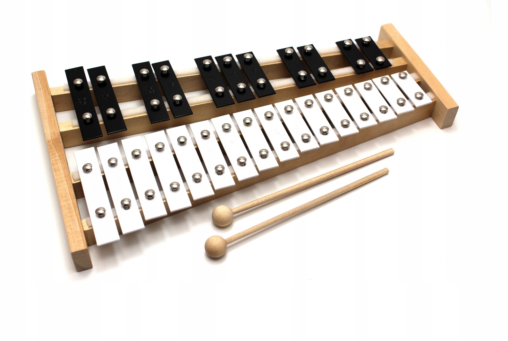 DZWONKI Chromatyczne Cymbałki + SZARY +4 PAŁKI Rodzaj cymbałki