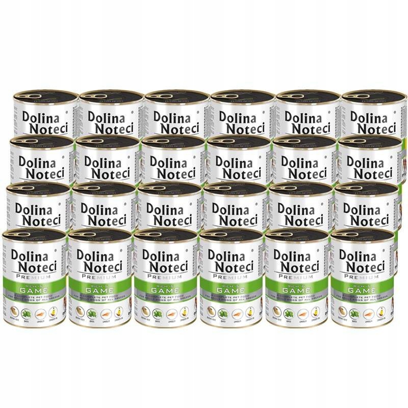 Levně Mokré krmivo pro psy Dolina Noteci Premium bohaté na zvěřinu sada 24 x 400g