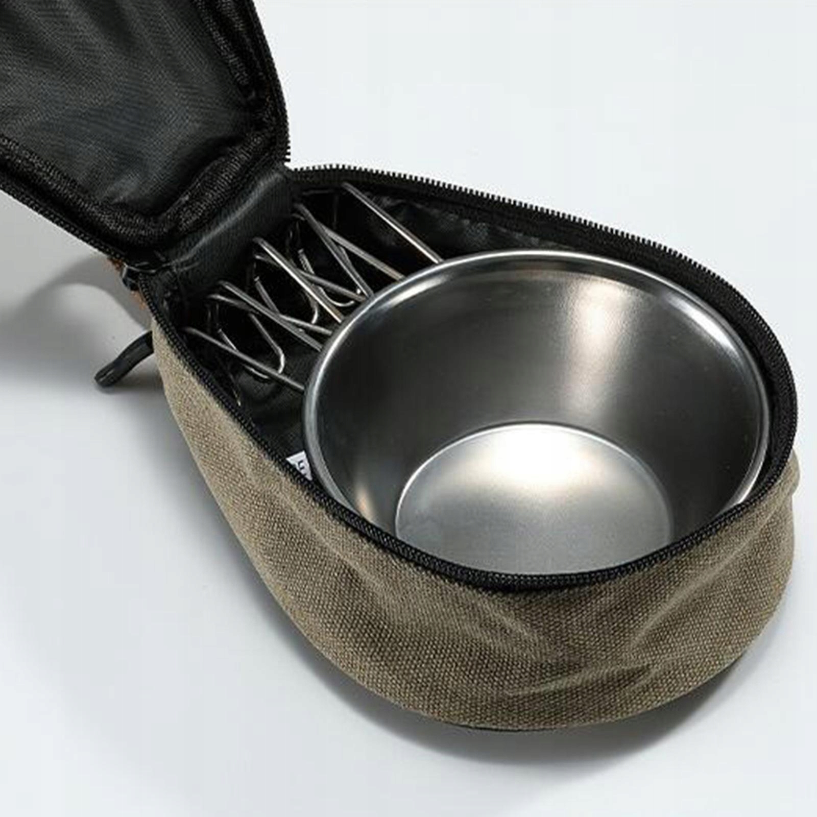 Składany pojemnik Przenośny do podróży Model Torba do przechowywania z płótna bawełnianego na