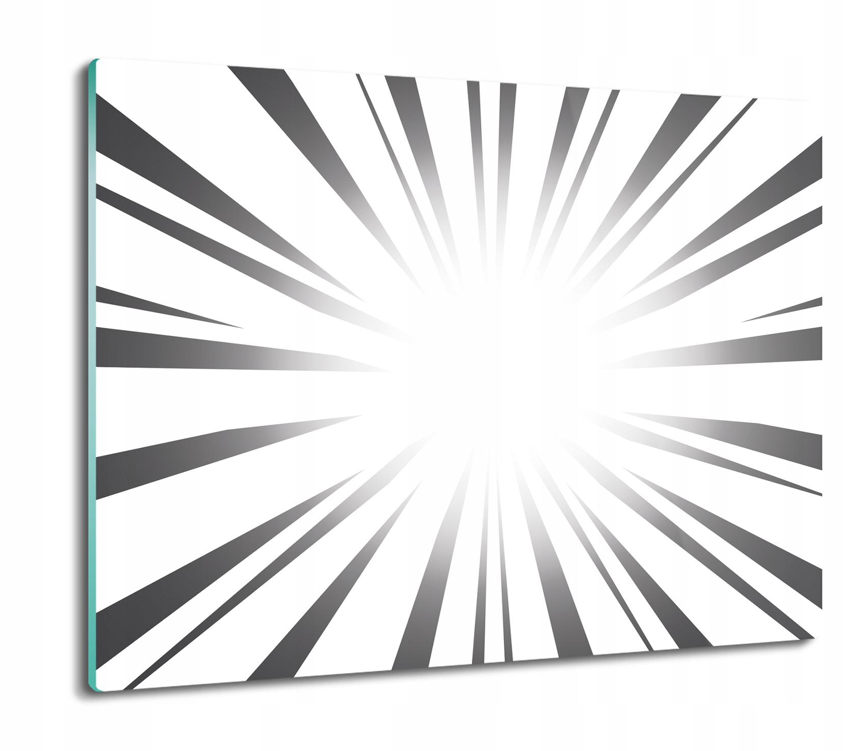 

Radial linie grafika 60x52 deska ze szkła kuchenna