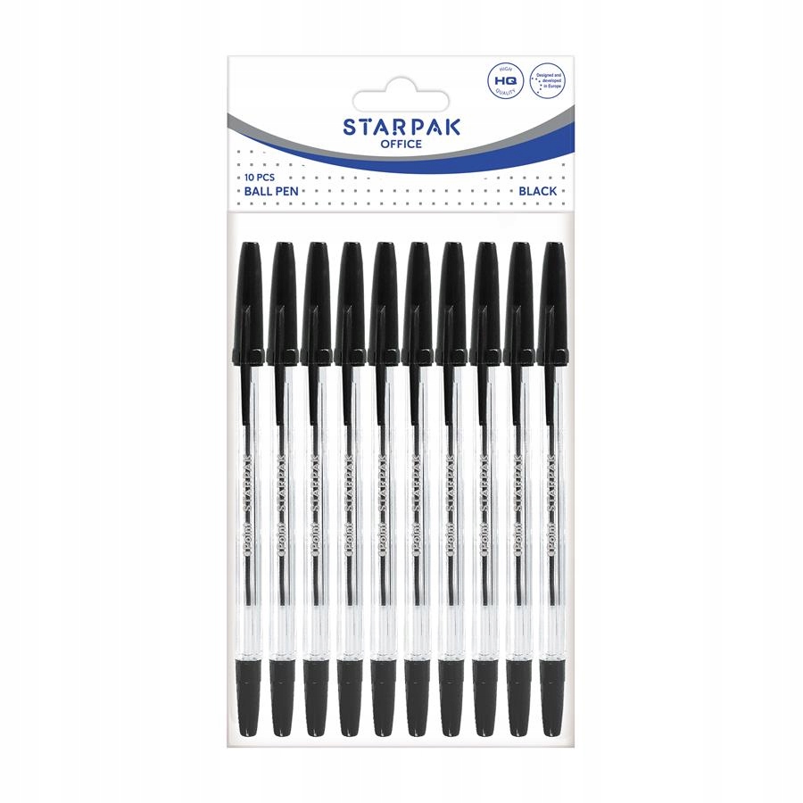 

Starpak Długopis Cristal czarny zestaw 10 szt