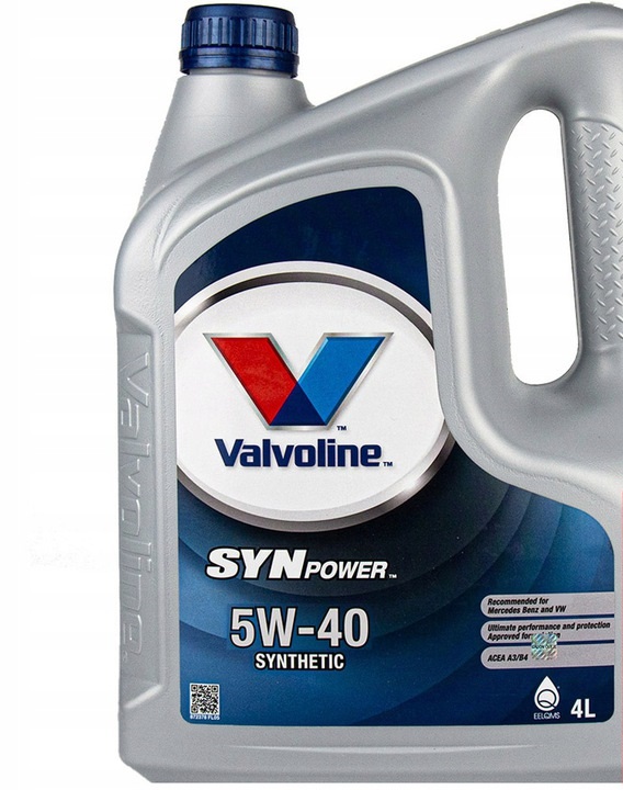 

Valvoline Synpower 5W40 A3/B4 4L